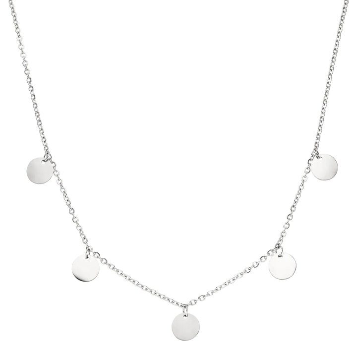 Coloured Buddha Necklace | White Gold