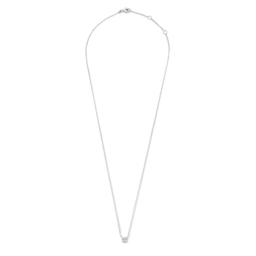 Cléa Stone Necklace | White Gold