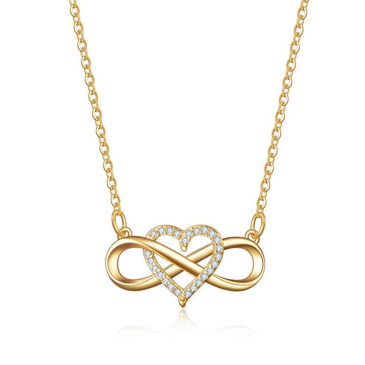 Infinity Love Knot Necklace | Gold