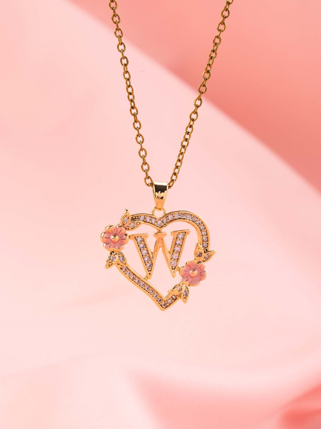 Initial Charm Necklace | Gold