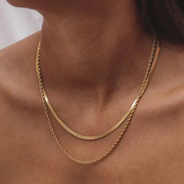 Juliana Sylvie Necklace | Gold