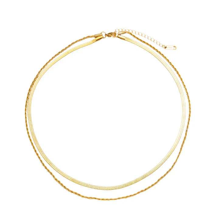 Juliana Sylvie Necklace | Gold