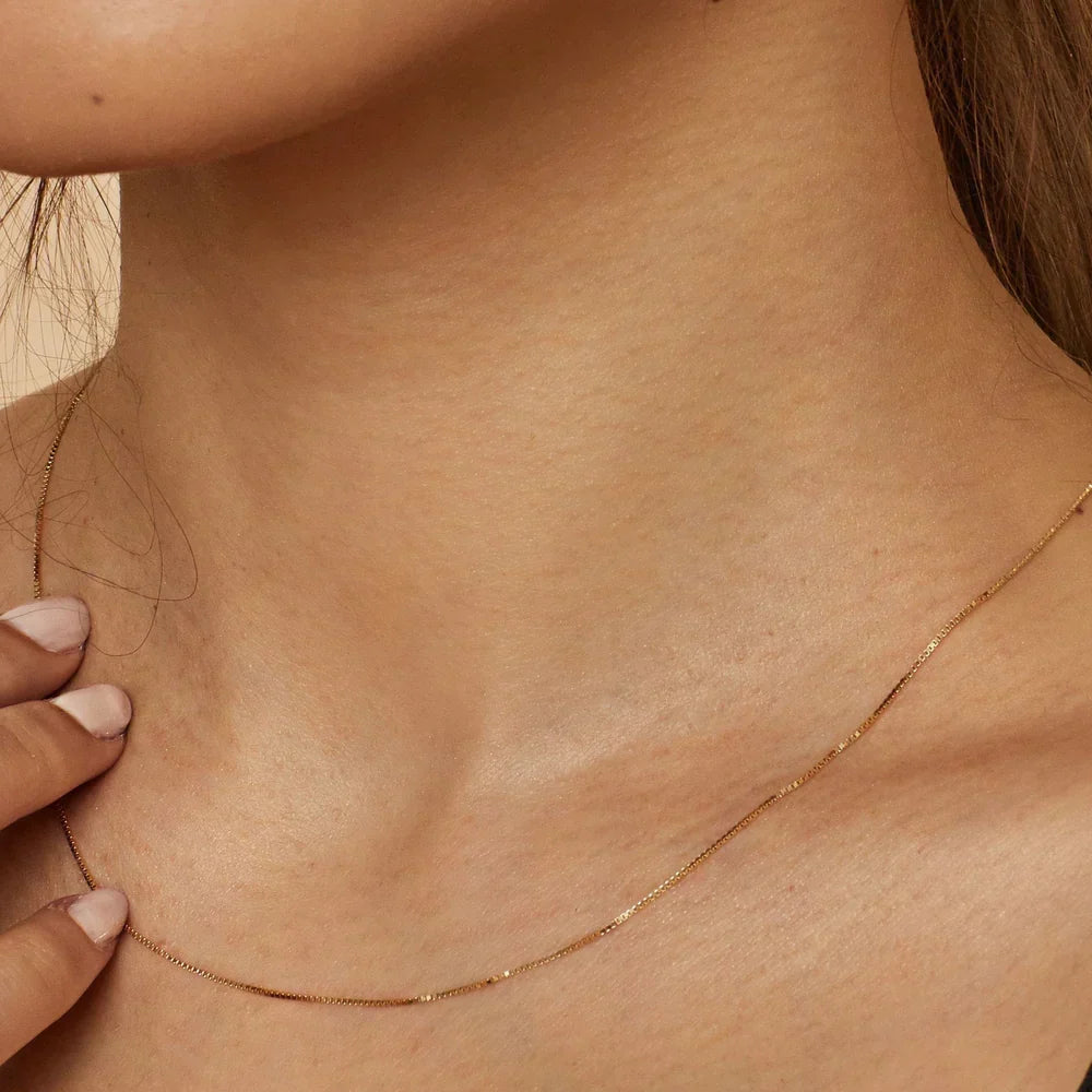 Cuban link necklace | Gold