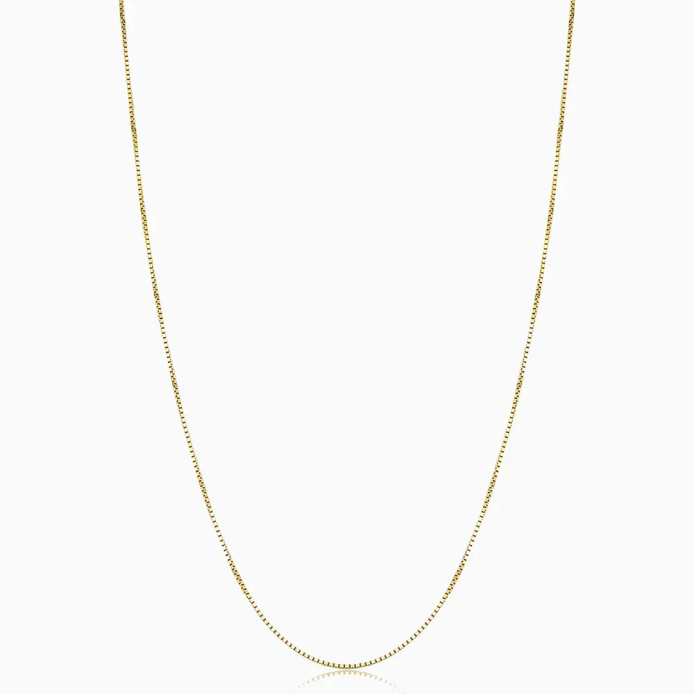 Cuban link necklace | White gold