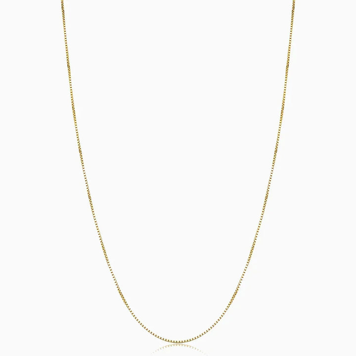 Cuban link necklace | White gold