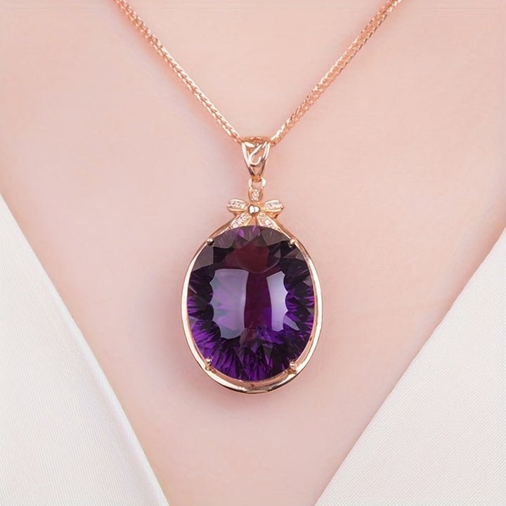 Collier Maria améthyste | Or