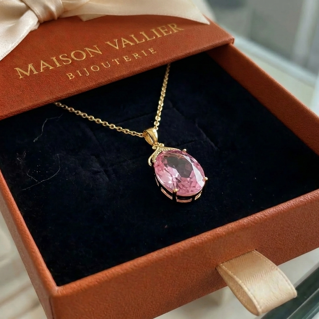 Imperial Oval Sapphire Necklace | Gold