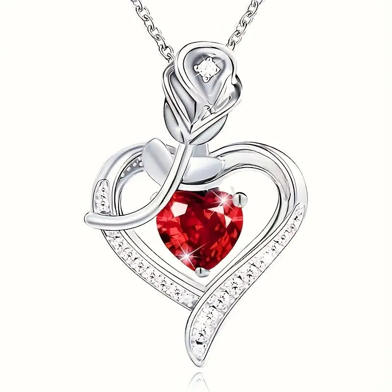 Rosira Amber Veil Necklace | White Gold