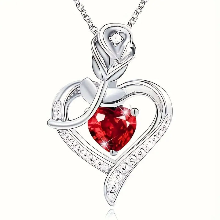 Collier Rosira voile ambré | Or blanc