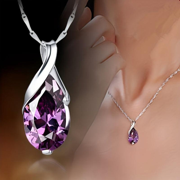 Collier « Verena » avec améthyste | Or