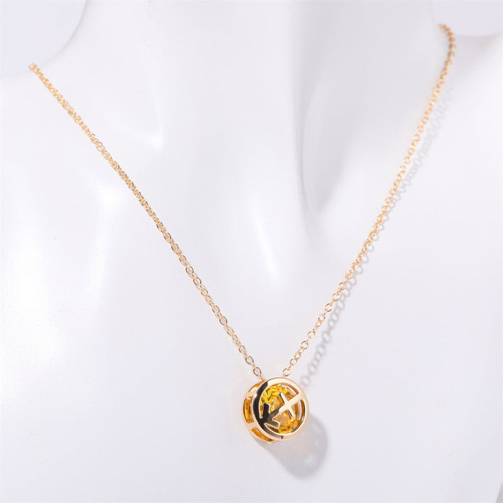 Collier zodiaque à double face | Or