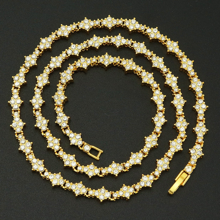 Classic Tennis Necklace | Gold