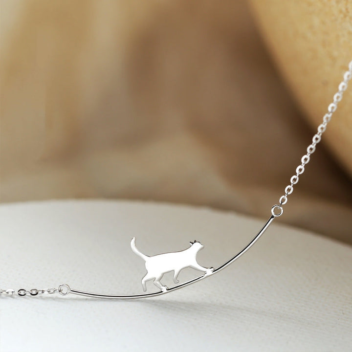 Collier de grimpe pour chat | Or blanc