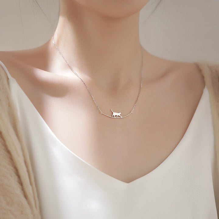 Collier de grimpe pour chat | Or blanc
