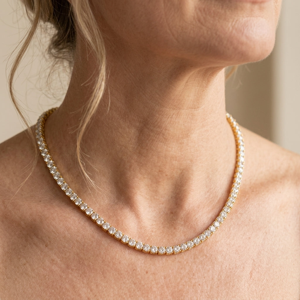 Collier de tennis | Or