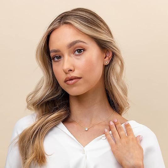 Aurore Crystal Necklace | Gold