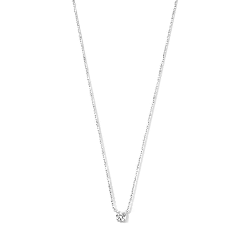 Moissanite Stone Necklace Cléa | Gold