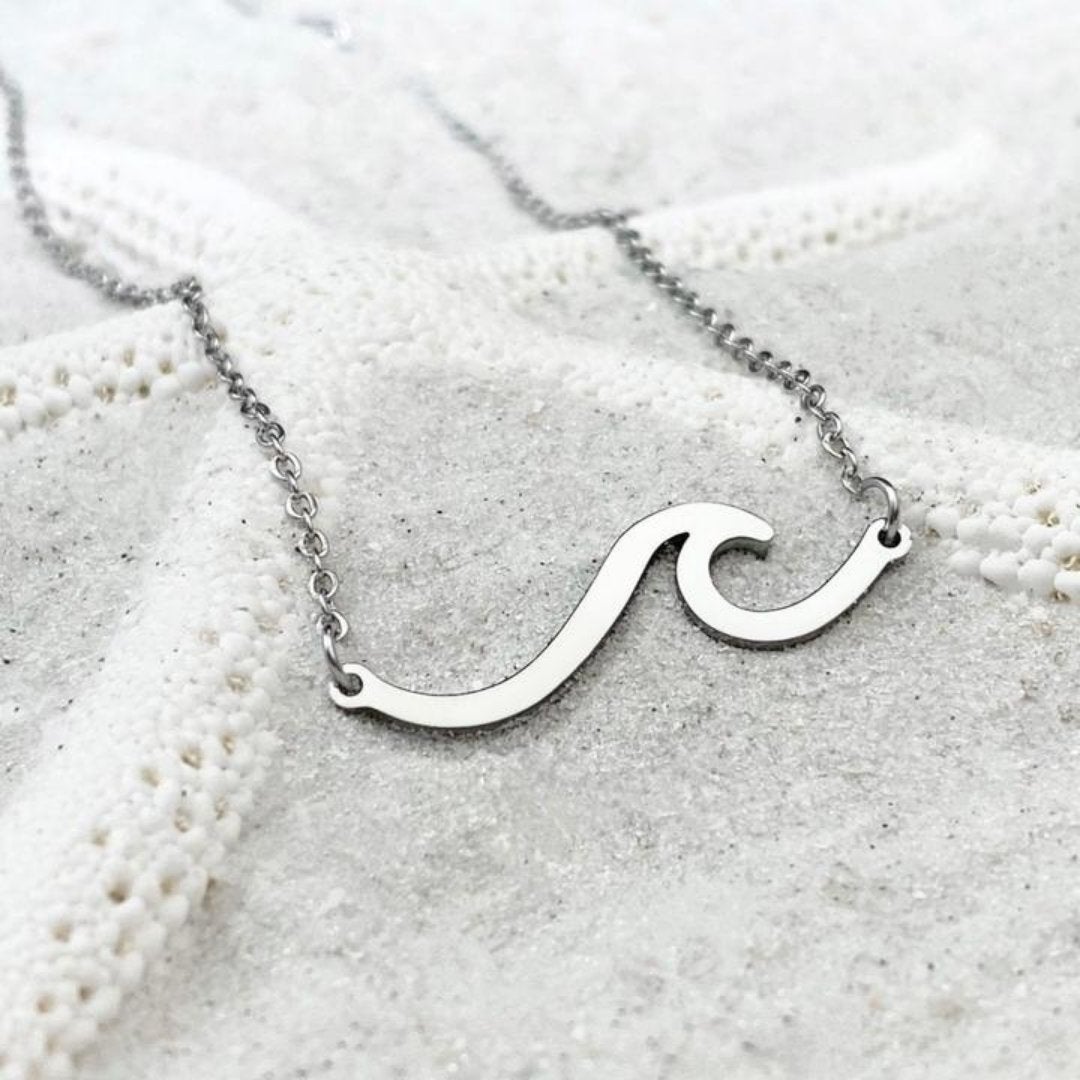 Collier de la mer | Or blanc