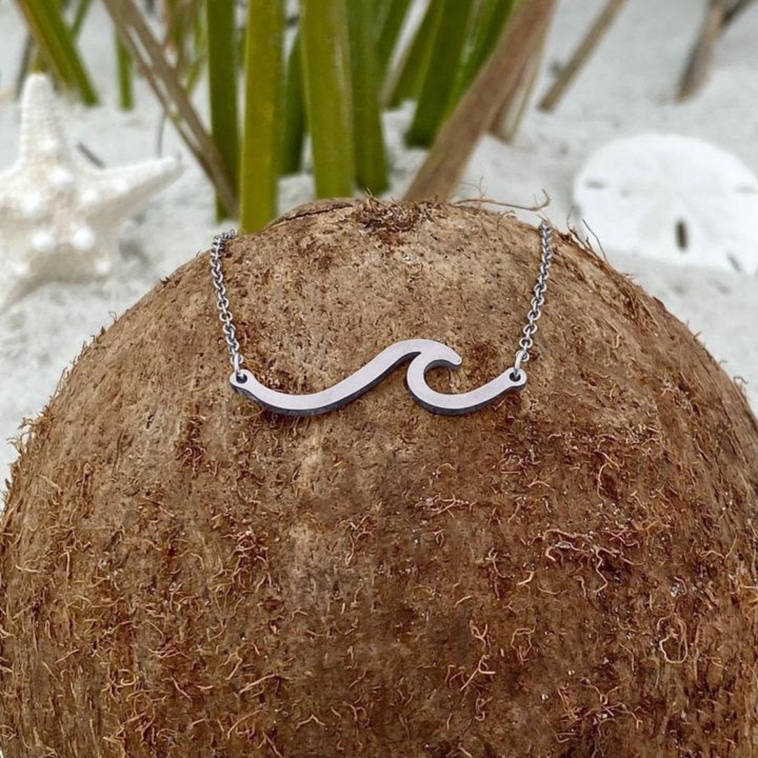 Collier de la mer | Or blanc