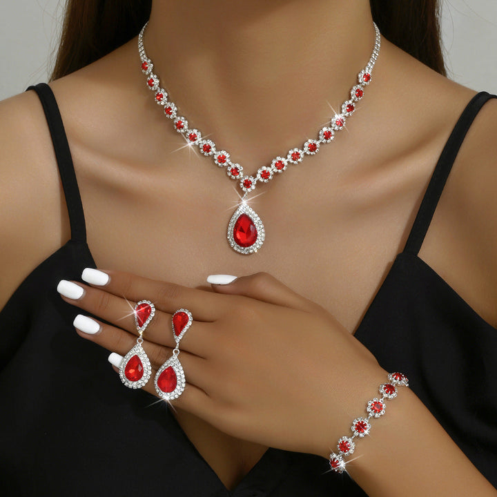 Ensemble complet de trois bijoux pour mariées | Or