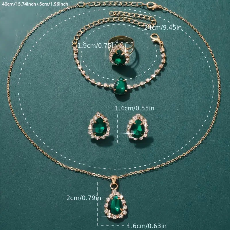 Élisandre Vermont Jewellery Set | Gold