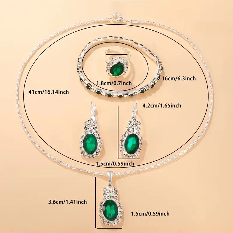 Seloria Grévalle Jewellery Set | White Gold