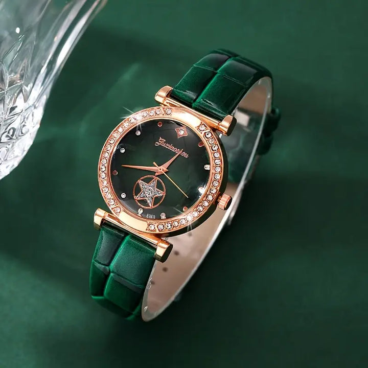 Verdantra Timecourt Jewellery Set | Gold