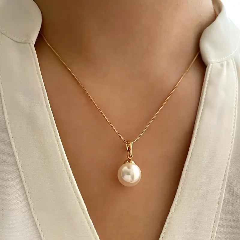 Pearl Jewellery Set | Gold