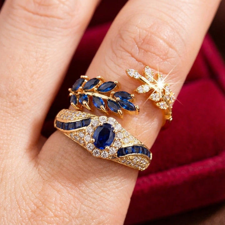 Avelise Moraziel Ring Set | Gold