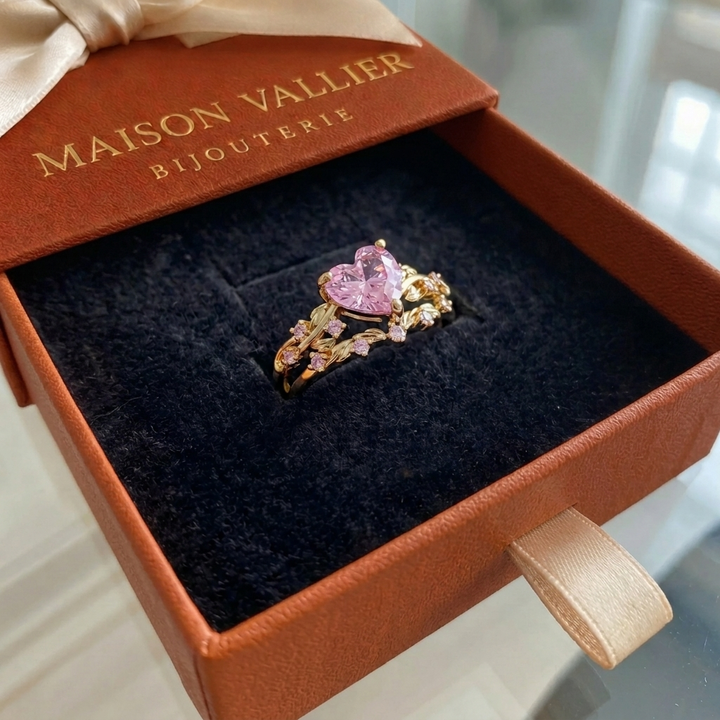 Flower Garden Ring Set | Gold