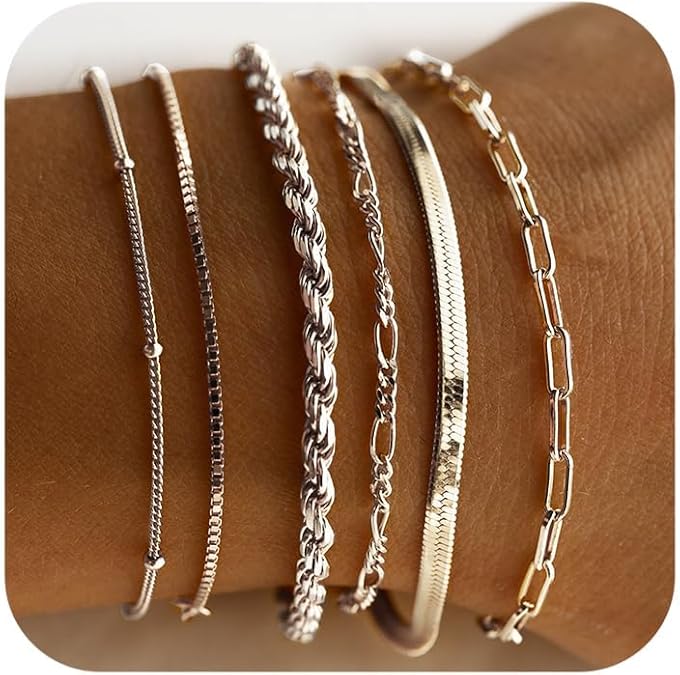 Isabelle Vernet Bracelet Set | White Gold