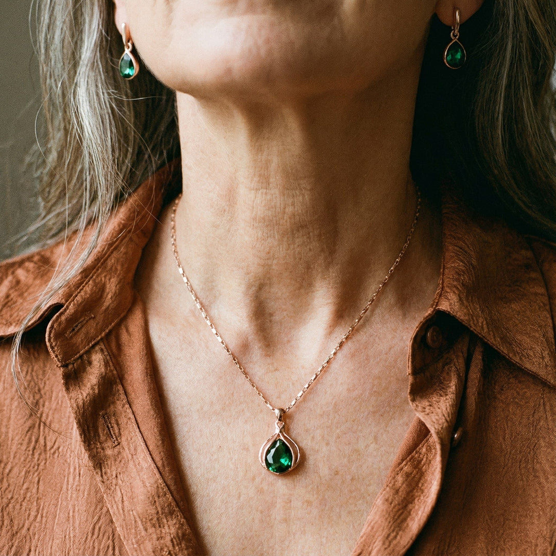 Ensemble de collier et boucles d&