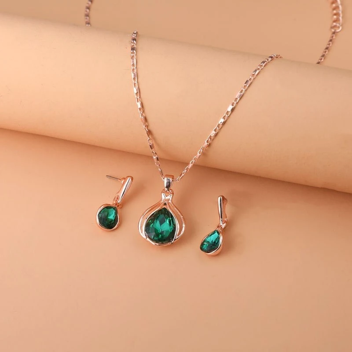 Ensemble de collier et boucles d&