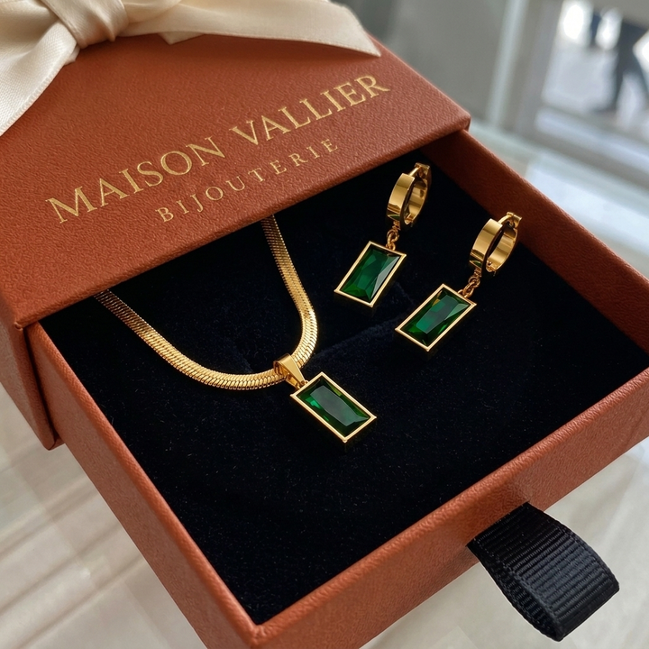 Iseult Verdier Jewellery Set | Gold