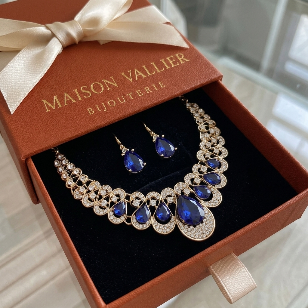 Maévina Zaphir Jewellery Set | Gold