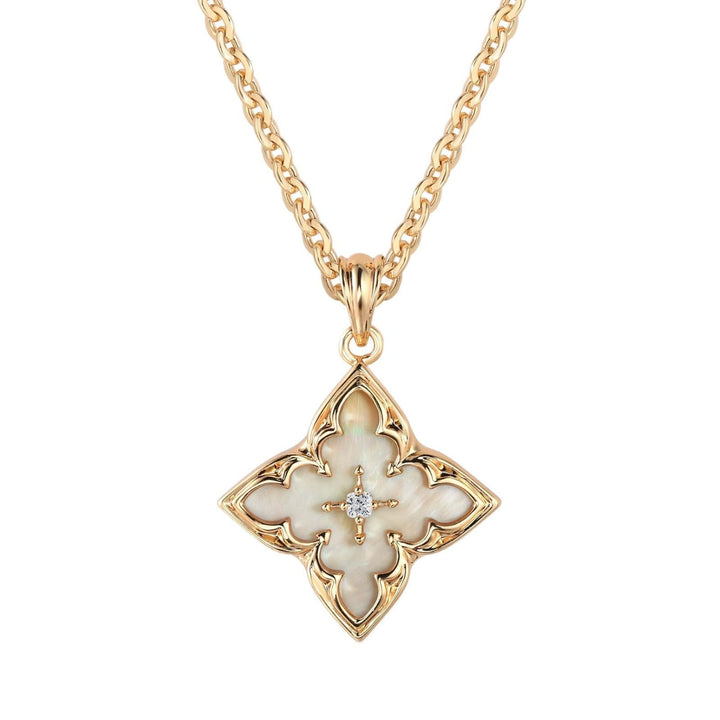 White Clover Pendant | Gold