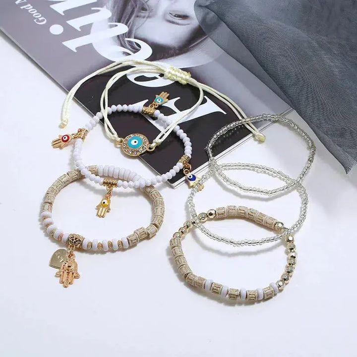 Ensemble de bracelets hamsa | Or