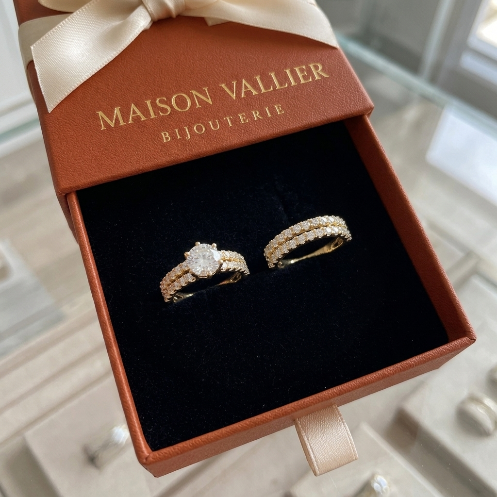Eternal Radiance Ring Set | Gold