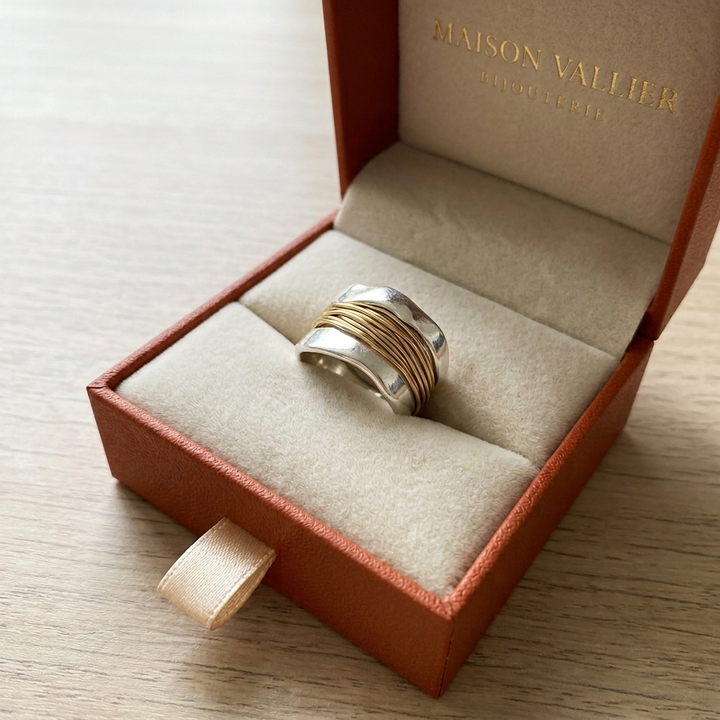 Bague avec fils d&