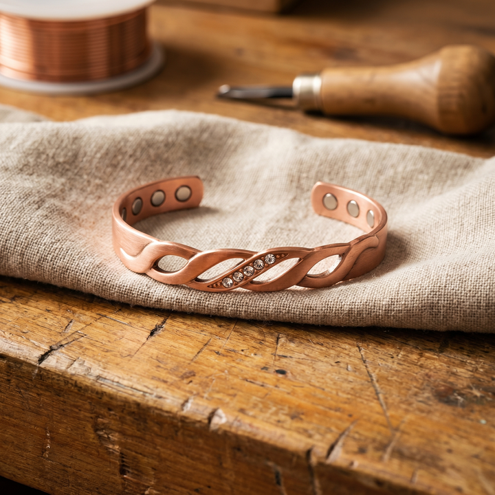 Bracelet en cuivre Lisière