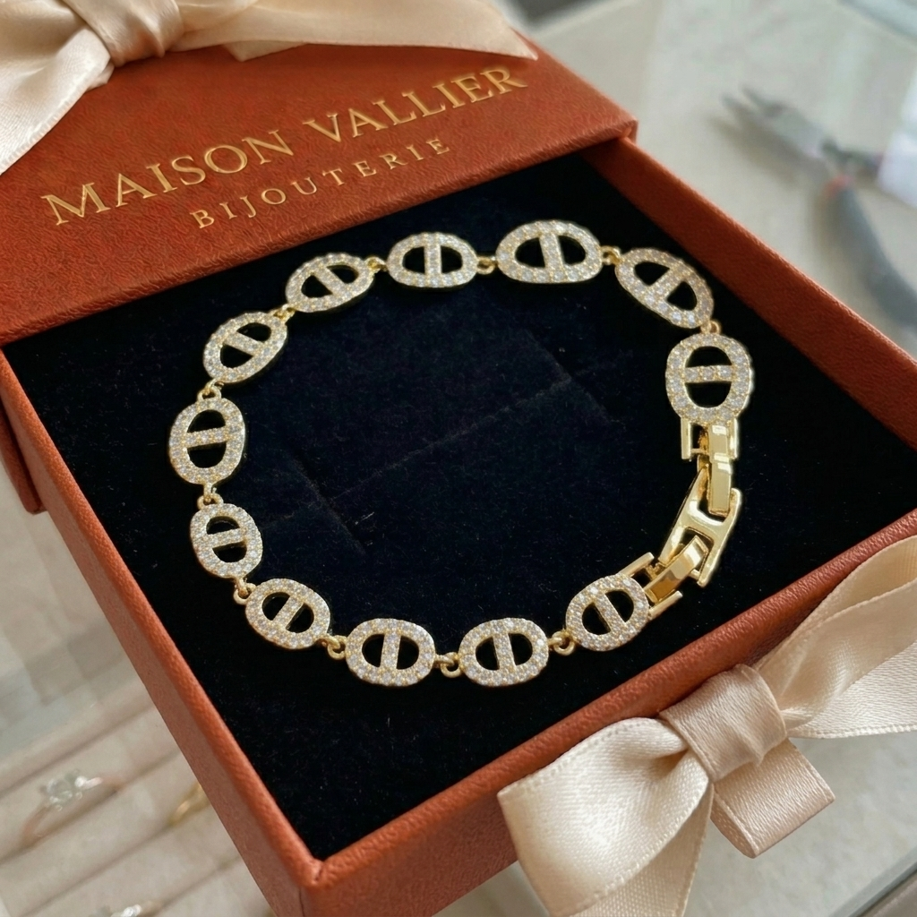 Isaline Marina Bracelet | White Gold