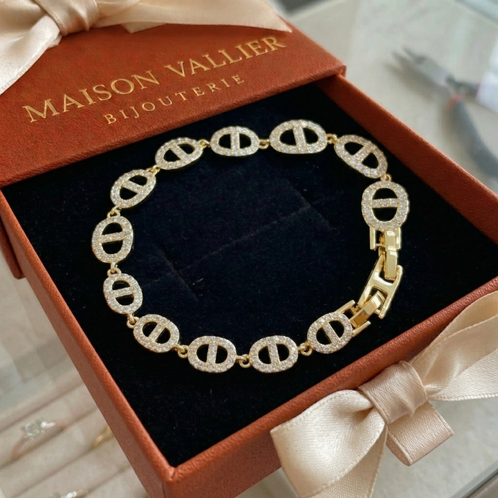 Isaline Marina Bracelet | White Gold