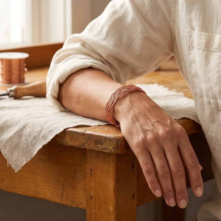 Bracelet en cuivre Élan