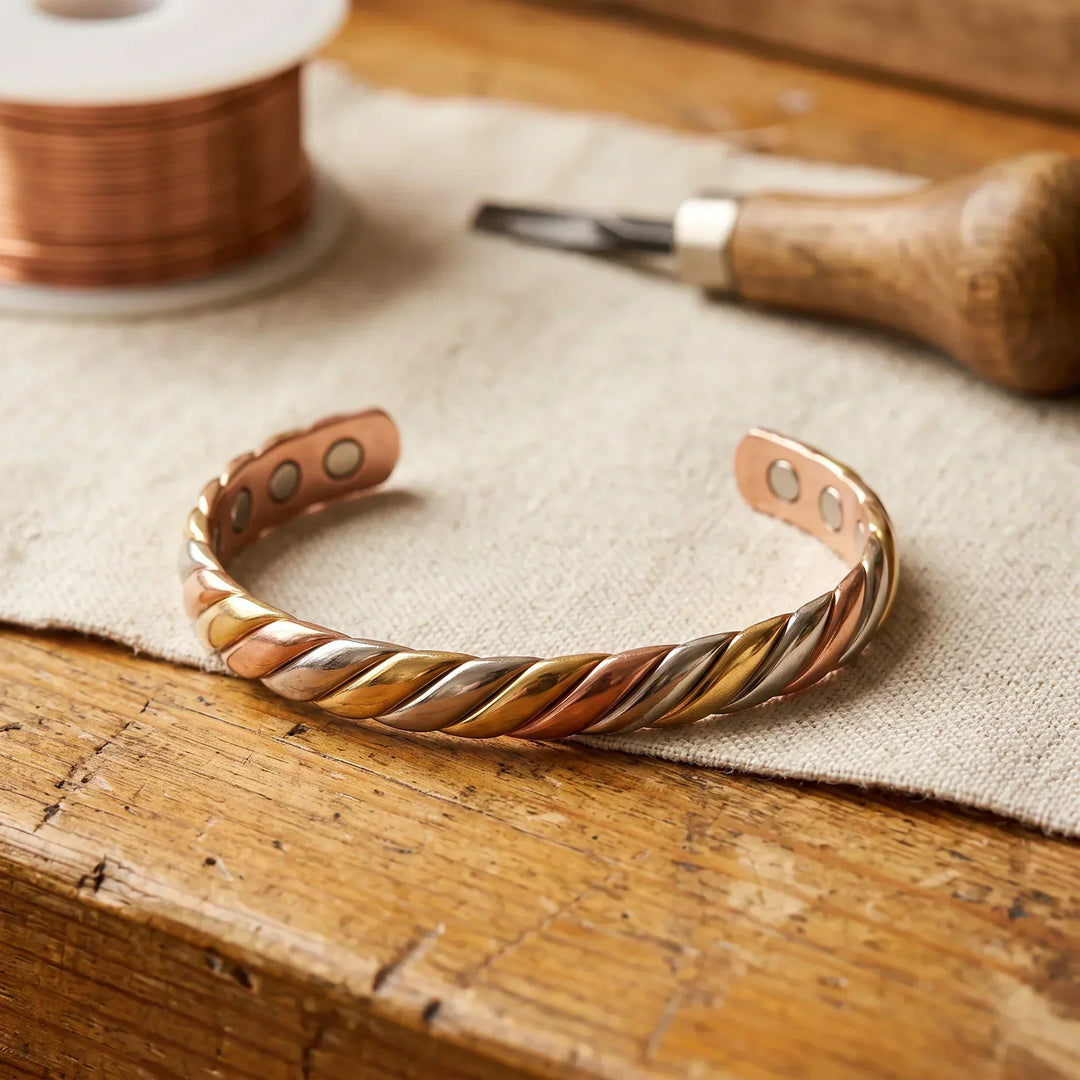 Bracelet en cuivre Bruyère