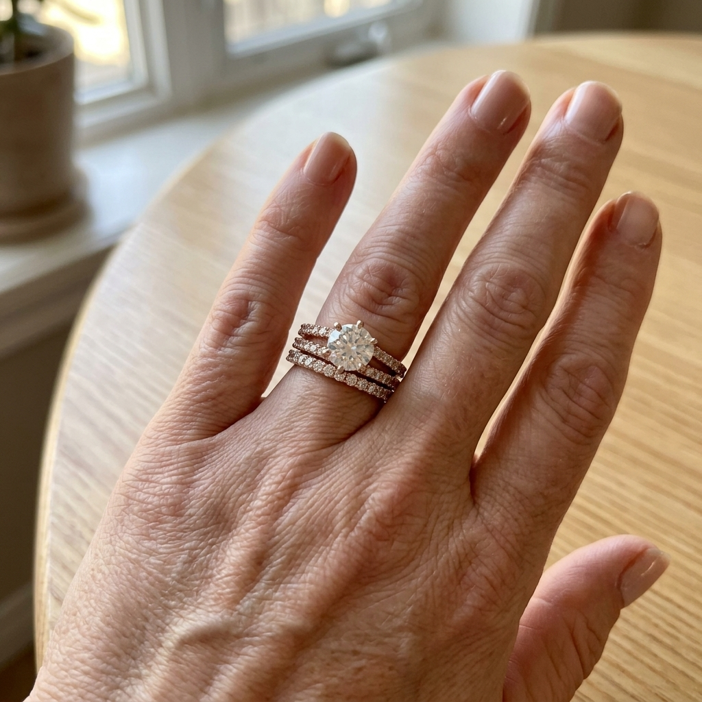 Eternal Radiance Ring Set | Gold