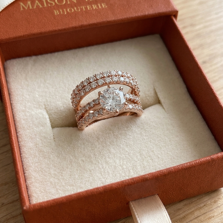 Eternal Radiance Ring Set | Gold